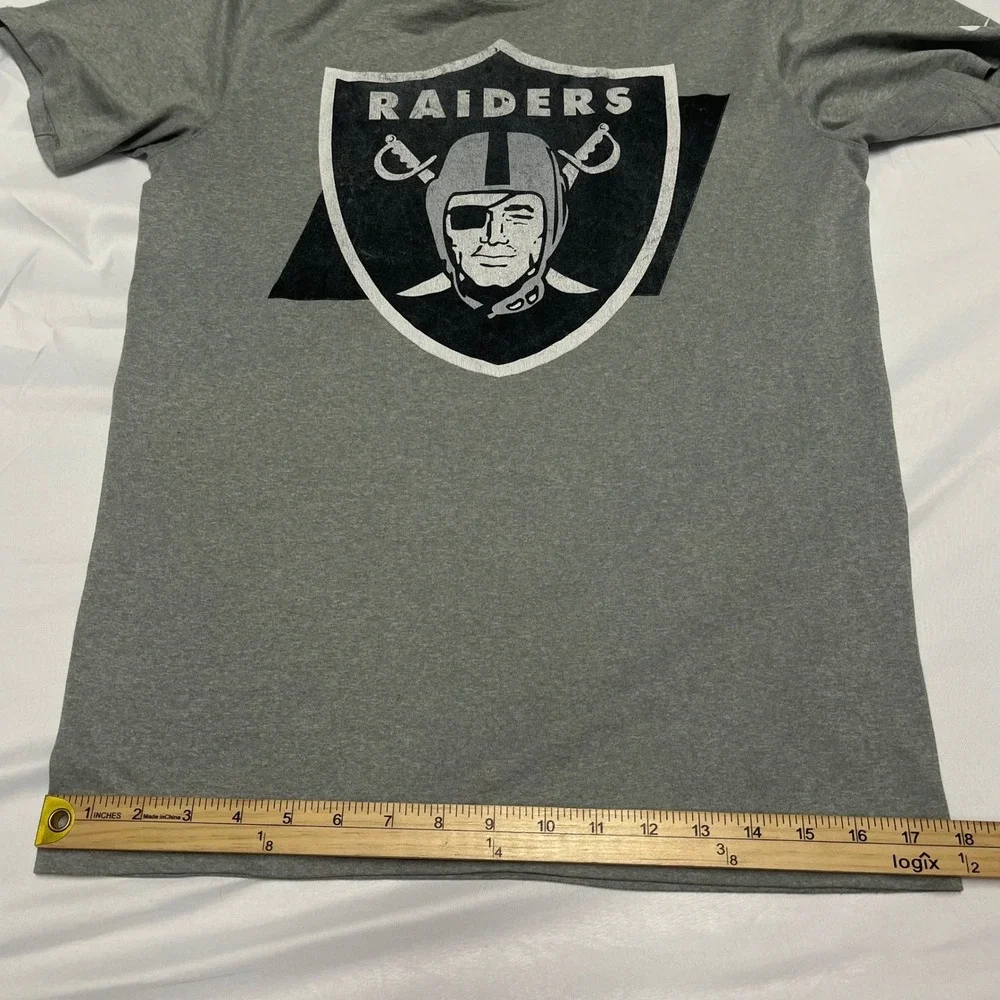 Nike Kids Las Vegas Raiders Dri-FIT Graphic T-Shirt Gray Size Small